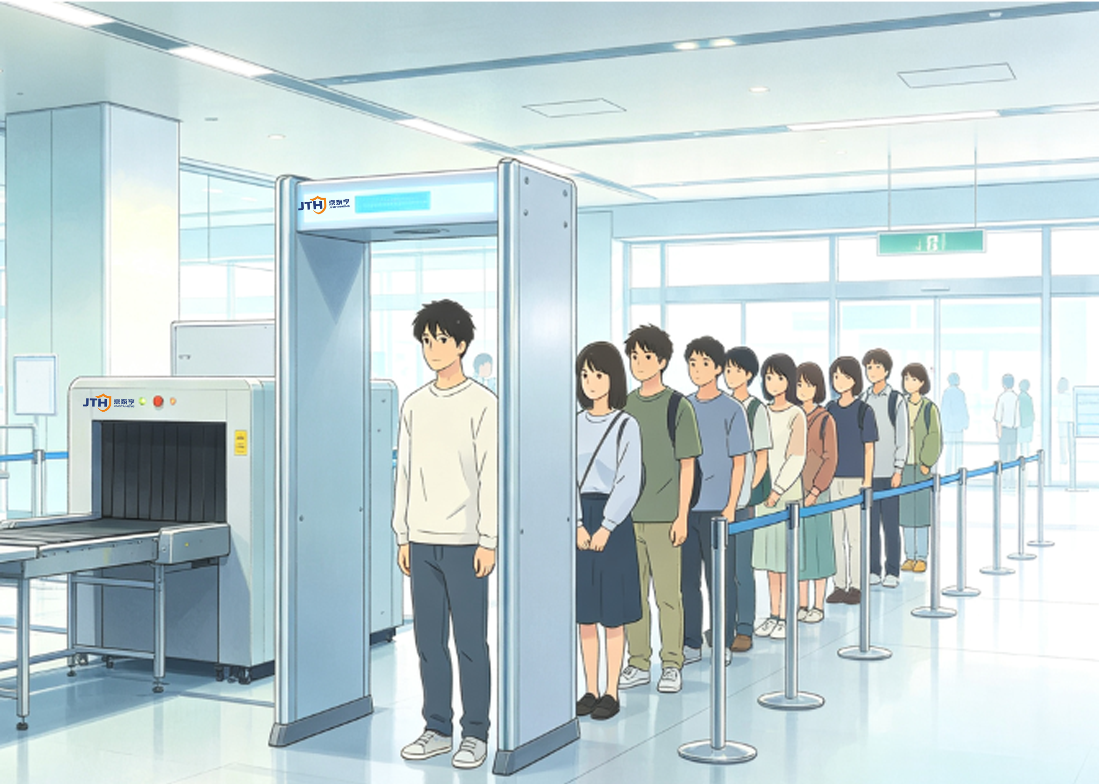 JTH排队过安检动漫图.png
